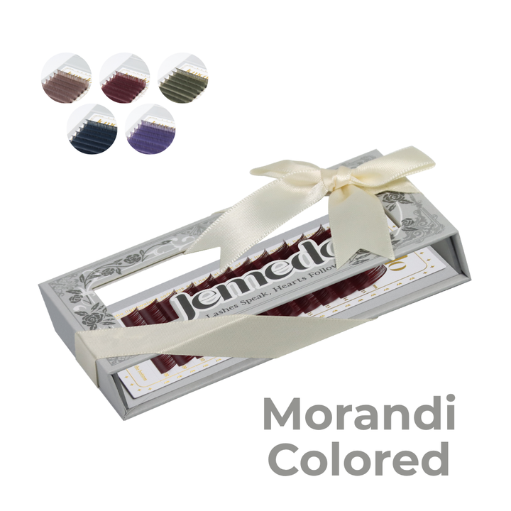 JEMEDO Morandi Color Lashes | 8-15mm, C/D Curl