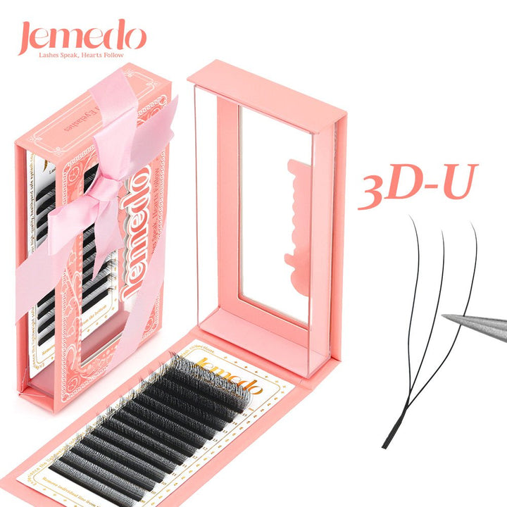 2/3/4/5D U-Shape Lashes | 0.07mm C/D/M Curl - jemedo.com