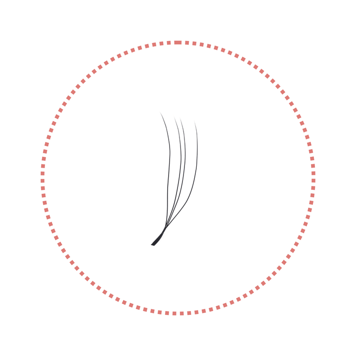 2/3/4/5D U-Shape Lashes | 0.07mm C/D/M Curl - jemedo.com