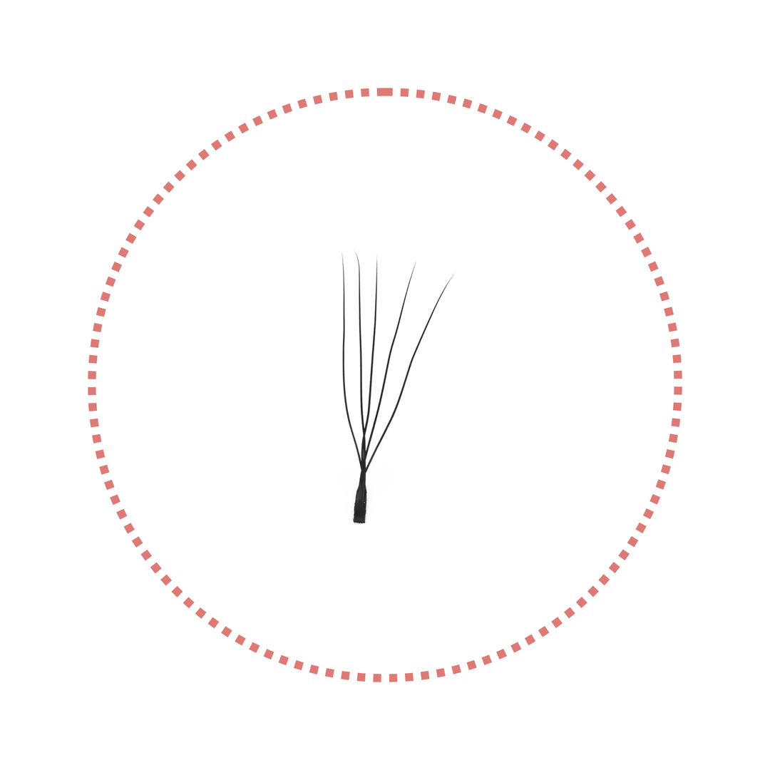 2/3/4/5D U-Shape Lashes | 0.07mm C/D/M Curl - jemedo.com