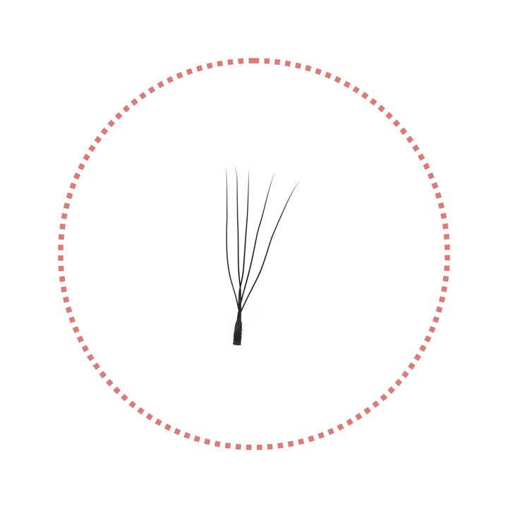 2/3/4/5D U-Shape Lashes | 0.07mm C/D/M Curl - jemedo.com