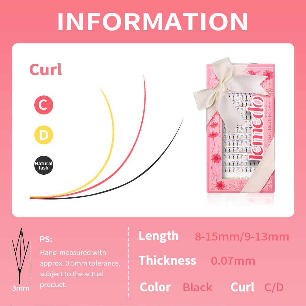 JEMEDO Anime Elf Lashes| 0.07mm