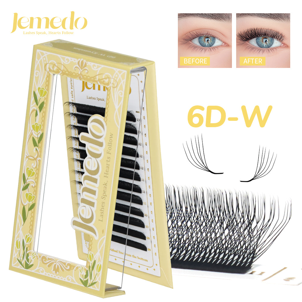 JEMEDO 6D W Volume Fans | 0.07mm C/D/M Curl