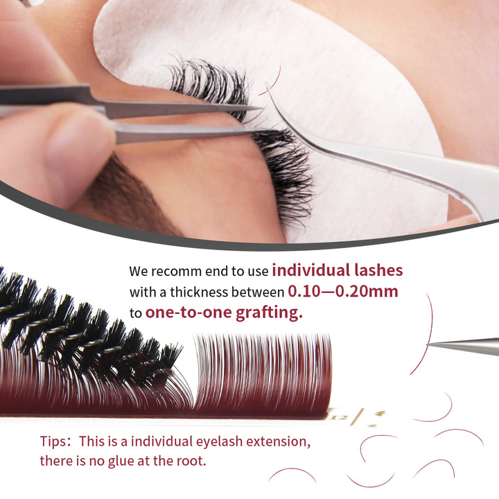 JEMEDO Morandi Color Lashes | 8-15mm, C/D Curl