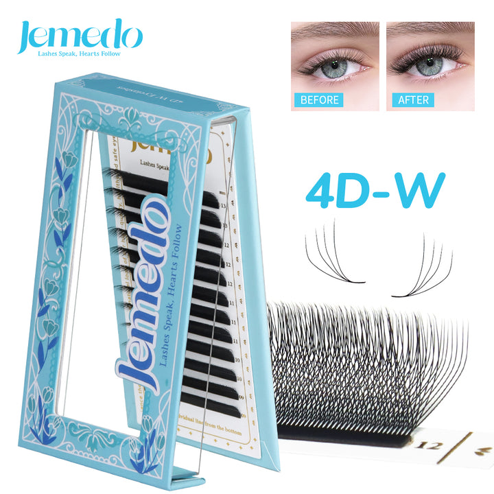 JEMEDO 4D W Volume Fans | 0.07mm C/D/M Curl