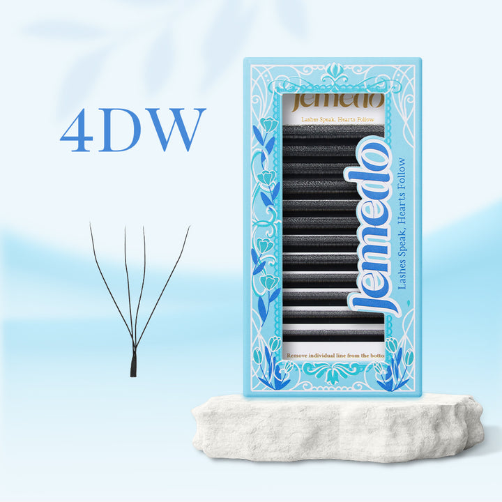 JEMEDO 4D W Leques de Volume | 0.07mm C/D/M Curvatura