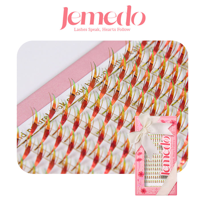 JEMEDO Shiny Colored Anime Pteris Clusters | 0.07mm