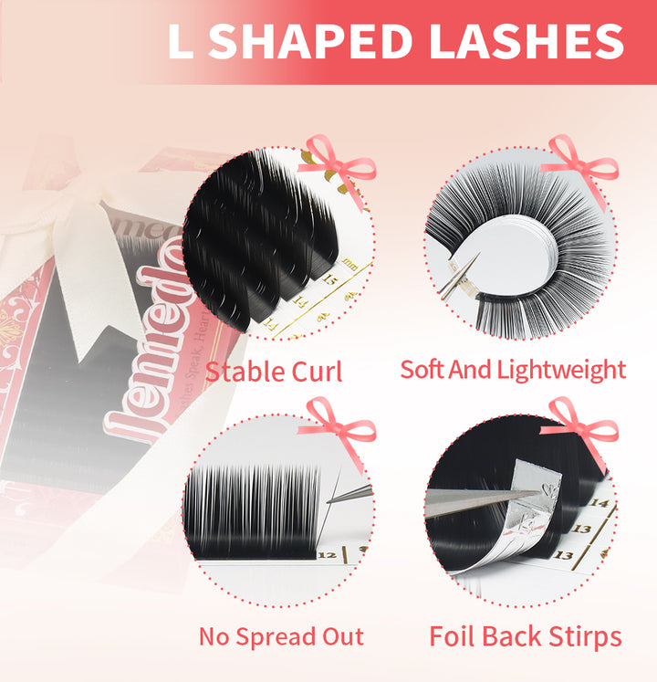 JEMEDO L-Shape Lashes  | L/LC/LD/M Curl