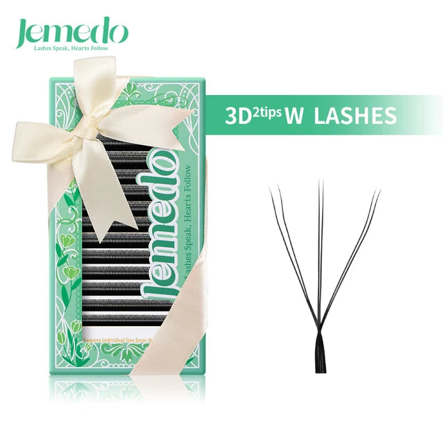 JEMEDO Double Tips 3D W Volume Fans | 0.07mm C/D/M Curl