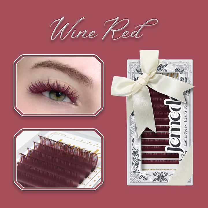 JEMEDO Morandi Color Lashes | 8-15mm, C/D Curl