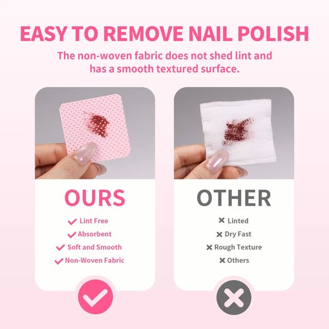 JEMEDO 1080pcs Lint-Free Cotton Wipes | Eyelash Glue Remover &amp; Applicator Cleaner - jemedo.com