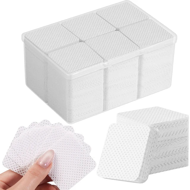 JEMEDO 1080pcs Lint-Free Cotton Wipes | Eyelash Glue Remover &amp; Applicator Cleaner - jemedo.com