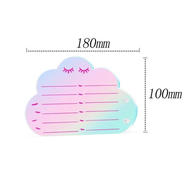 JEMEDO Acrylic Lash Palette Pad | Magnetic Tweezers &amp; Glue Holder for Lash Artists - jemedo.com