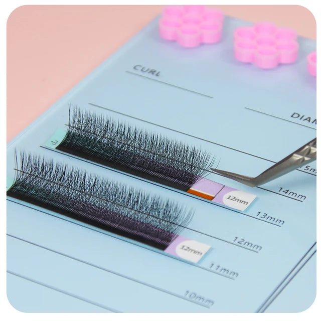 JEMEDO Acrylic Lash Palette Pad | Magnetic Tweezers &amp; Glue Holder for Lash Artists - jemedo.com