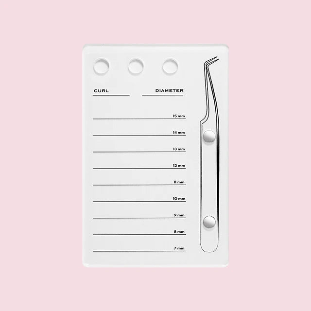 JEMEDO Acrylic Lash Palette Pad | Magnetic Tweezers &amp; Glue Holder for Lash Artists - jemedo.com