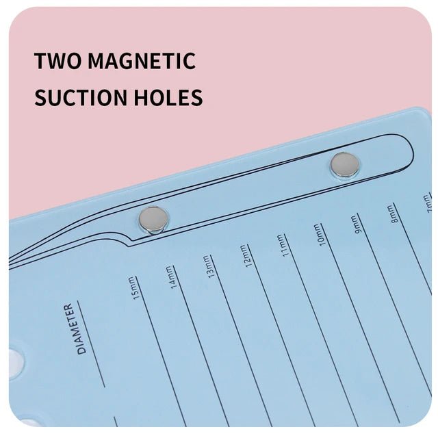 JEMEDO Acrylic Lash Palette Pad | Magnetic Tweezers &amp; Glue Holder for Lash Artists - jemedo.com