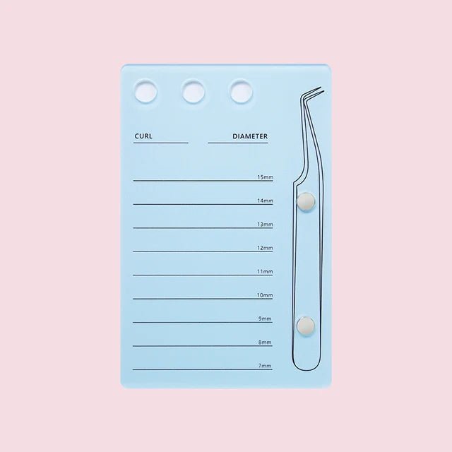 JEMEDO Acrylic Lash Palette Pad | Magnetic Tweezers &amp; Glue Holder for Lash Artists - jemedo.com