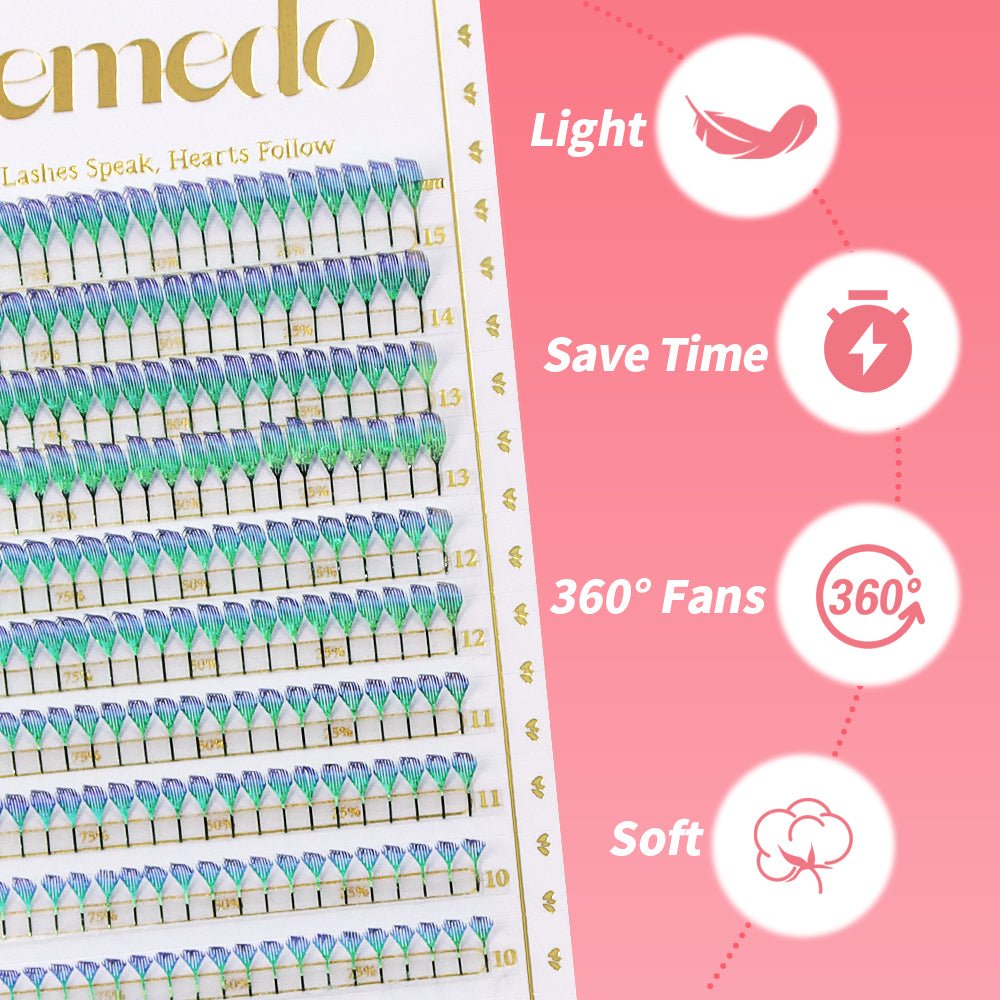 JEMEDO Anime Shiny Colored Spire Clusters | 0.07mm - jemedo.com