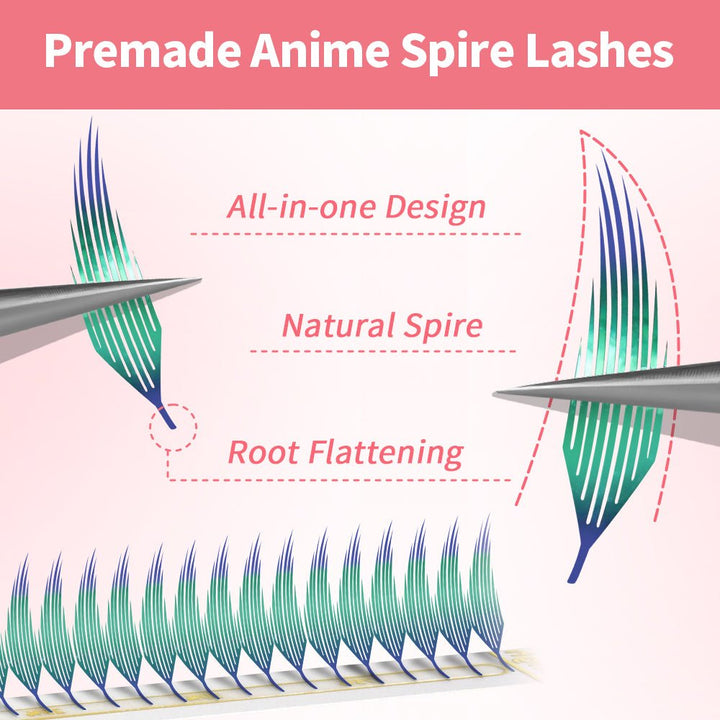 JEMEDO Anime Shiny Colored Spire Clusters | 0.07mm - jemedo.com