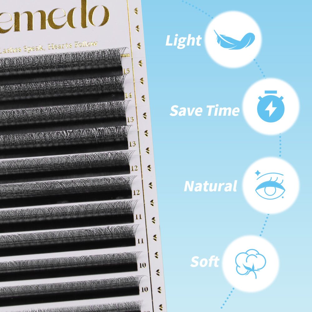 JEMEDO Camellia 3D/4D/5D W-Shape | C/D/M Curl 0.07mm - jemedo.com