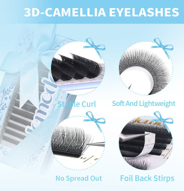 JEMEDO Camellia 3D/4D/5D W-Shape | C/D/M Curl 0.07mm - jemedo.com