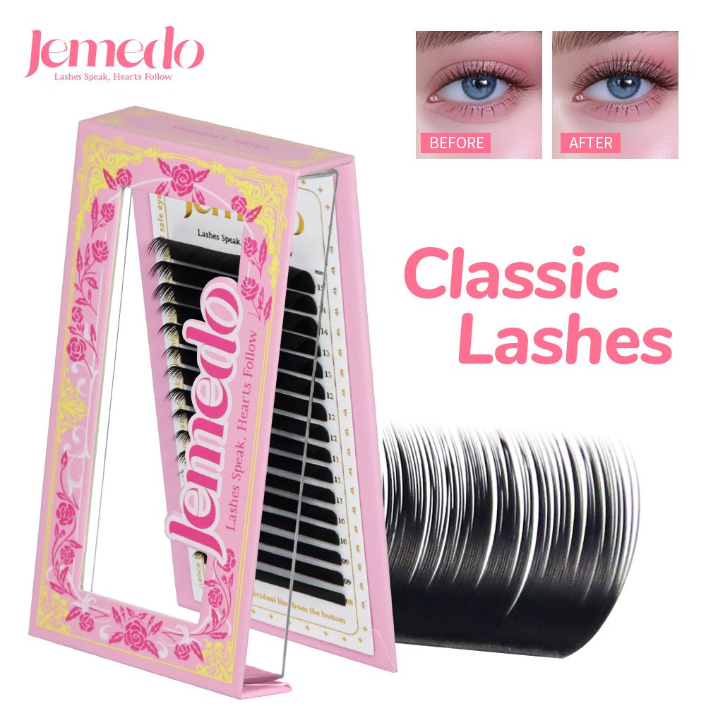 JEMEDO Classic Lashes Extensions | B/C/D/CC Curl - jemedo.com