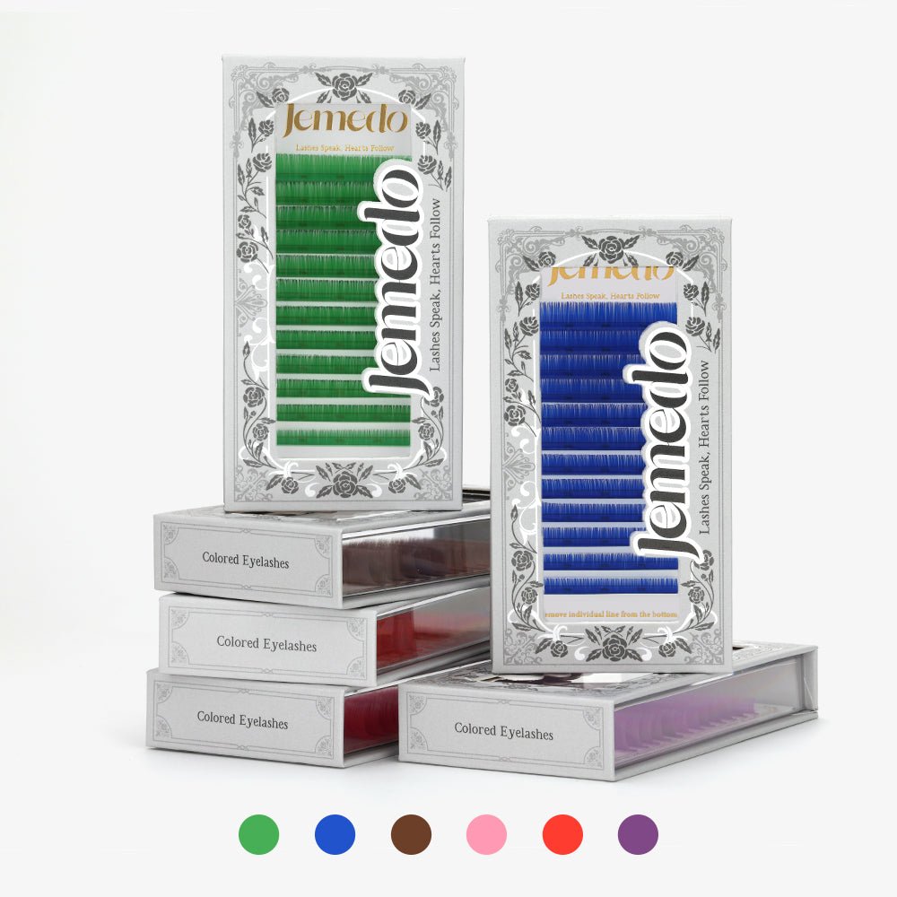 JEMEDO Colored Individual Lashes | 0.07mm, C/D Curl - jemedo.com