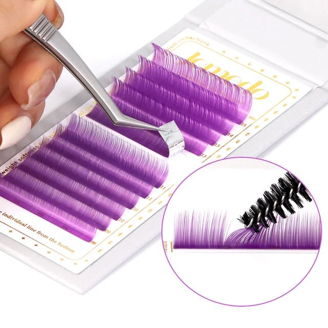 JEMEDO Colored Individual Lashes | 0.07mm, C/D Curl - jemedo.com