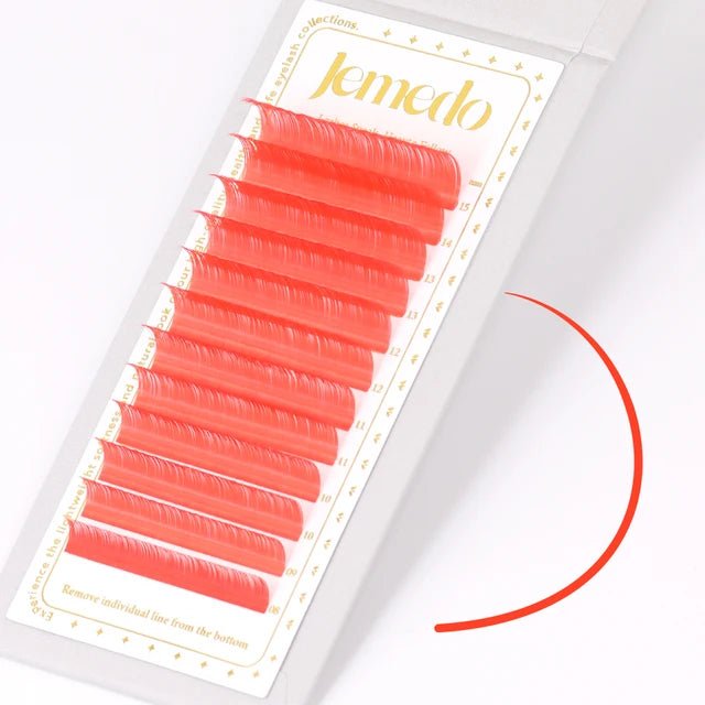JEMEDO Colored Individual Lashes | 0.07mm, C/D Curl - jemedo.com