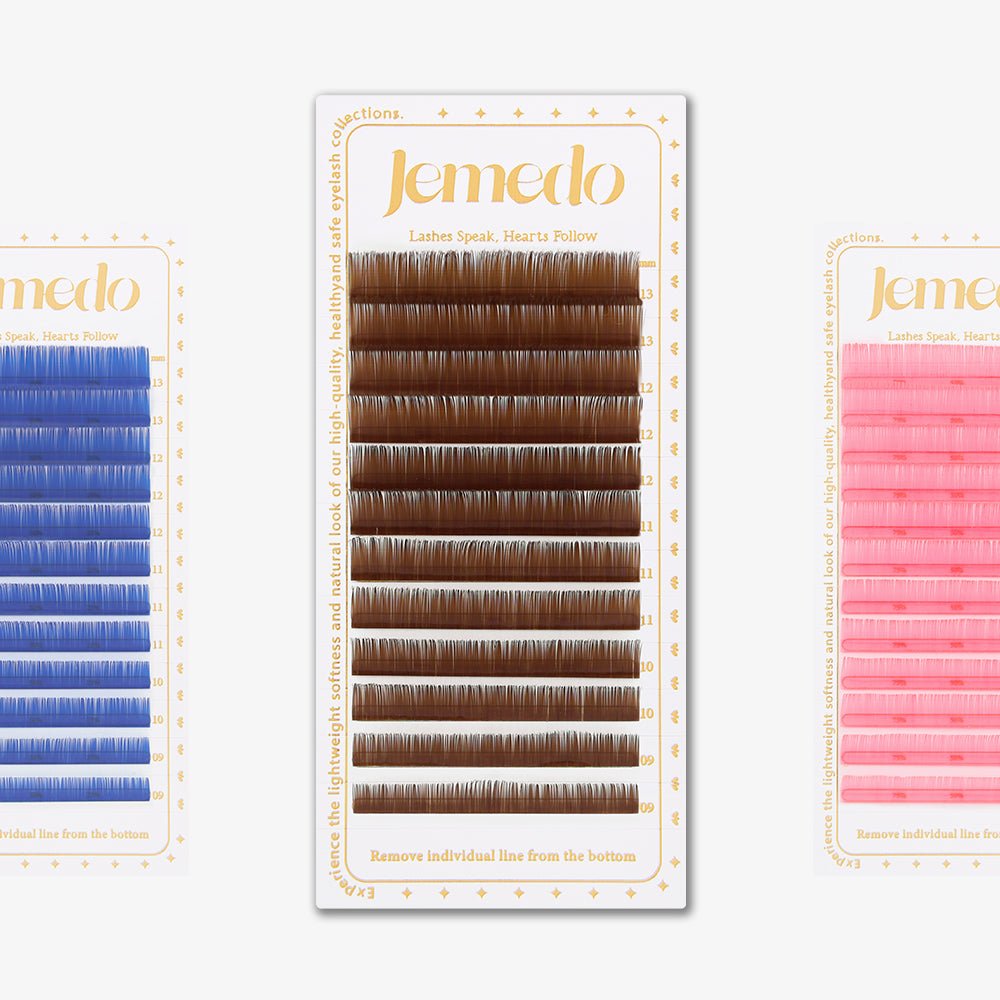 JEMEDO Colored Individual Lashes | 0.07mm, C/D Curl - jemedo.com
