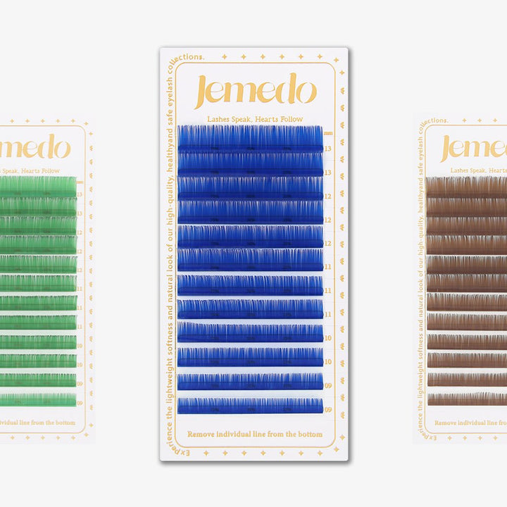 JEMEDO Colored Individual Lashes | 0.07mm, C/D Curl - jemedo.com