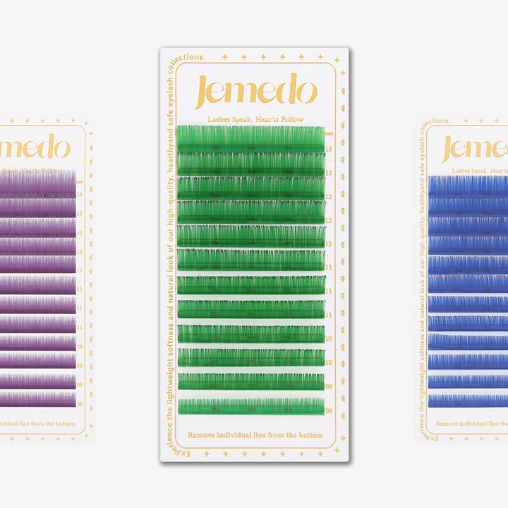 JEMEDO Colored Individual Lashes | 0.07mm, C/D Curl - jemedo.com