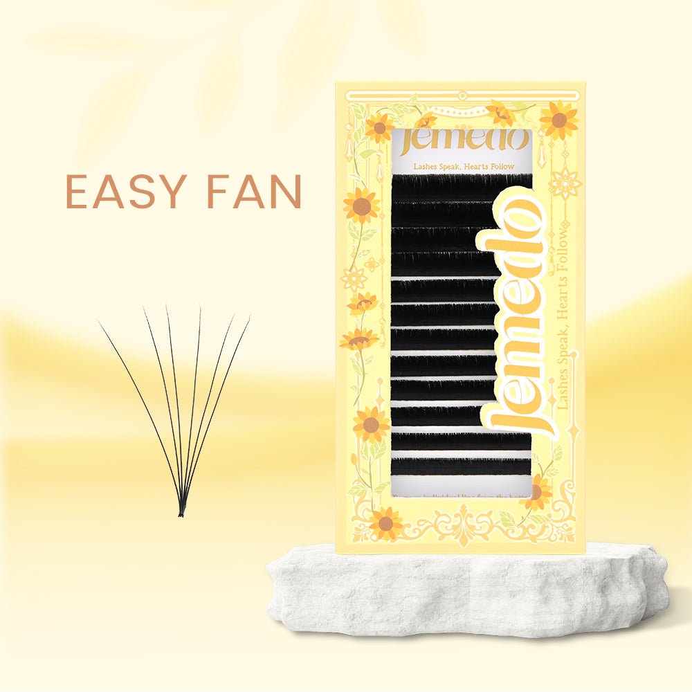 JEMEDO Easy Fan Lashes Pre-fanned | C/D Curl - jemedo.com
