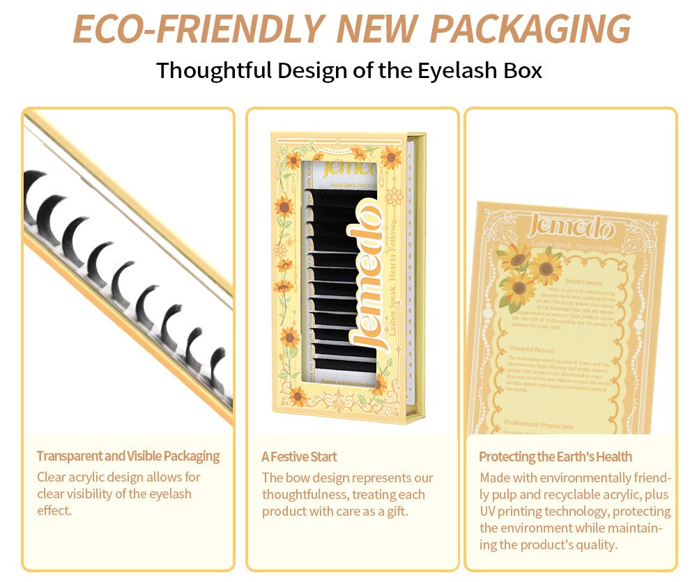 JEMEDO Easy Fan Lashes Pre-fanned | C/D Curl - jemedo.com