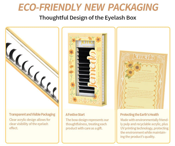 JEMEDO Easy Fan Lashes Pre-fanned | C/D Curl - jemedo.com
