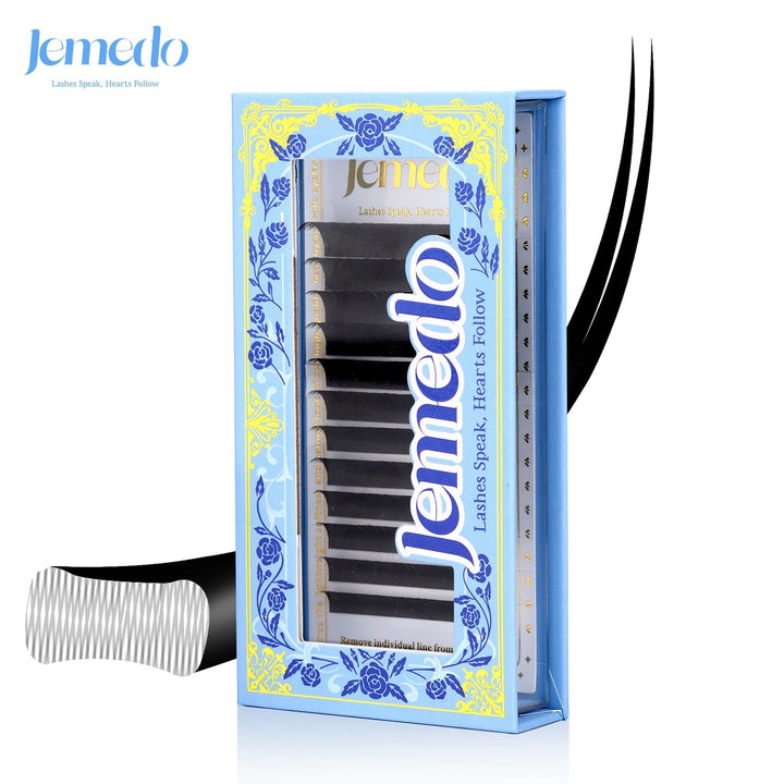 JEMEDO Ellipse Flat Lashes | C/D Curl - jemedo.com