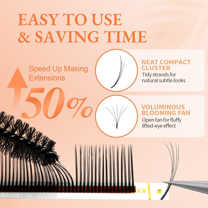 JEMEDO Flora Lashes | Flower Fairy Individual Extensions - jemedo.com