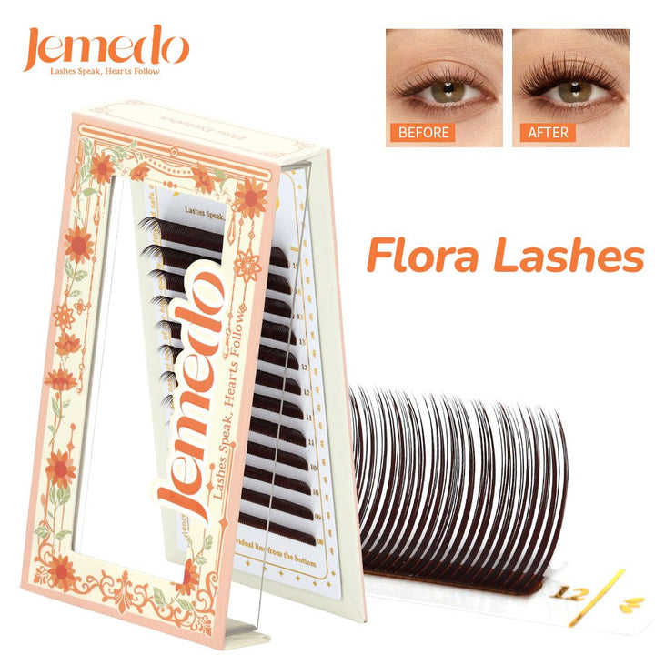 JEMEDO Flora Lashes | Flower Fairy Individual Extensions - jemedo.com