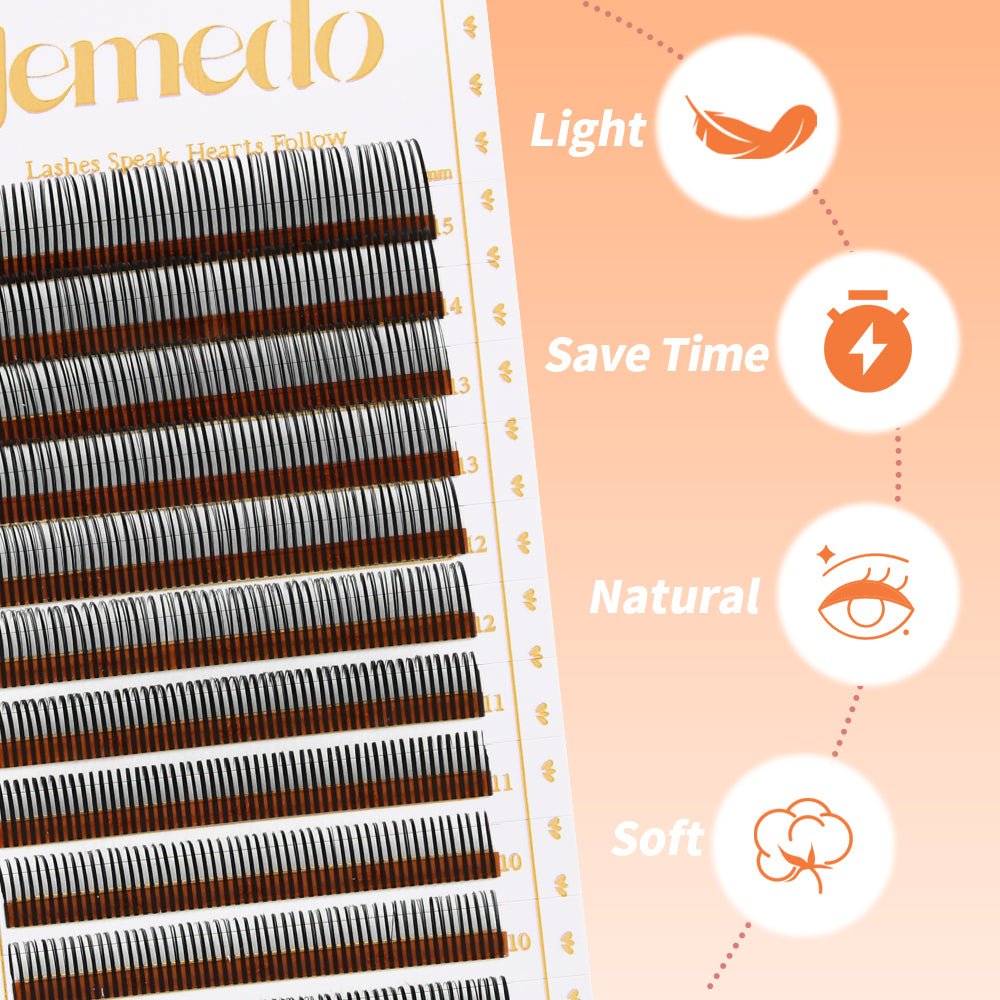 JEMEDO Flora Lashes | Flower Fairy Individual Extensions - jemedo.com