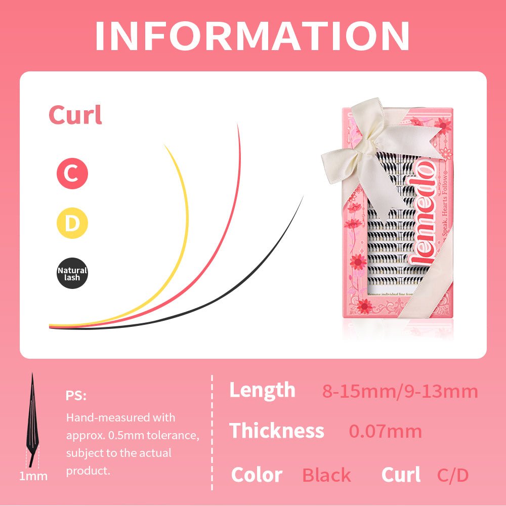 JEMEDO FOX Spire Anime Lashes| 0.07mm - jemedo.com