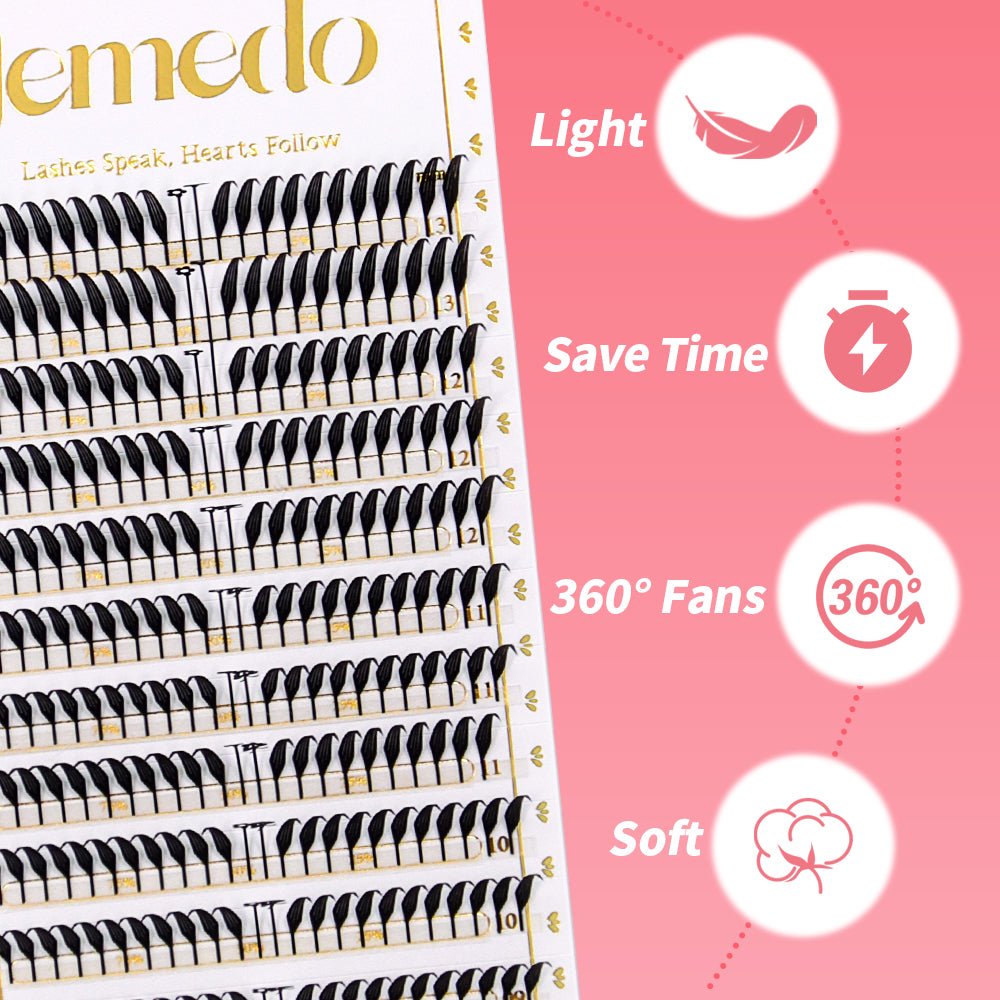 JEMEDO FOX Spire Anime Lashes| 0.07mm - jemedo.com
