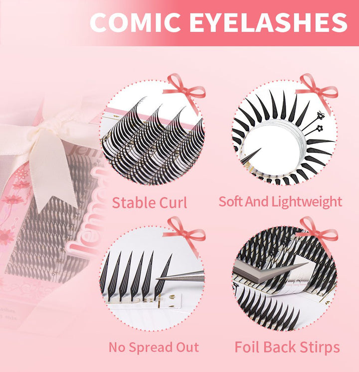 JEMEDO FOX Spire Anime Lashes| 0.07mm - jemedo.com
