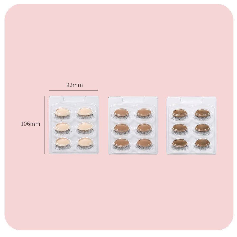 JEMEDO Full Head Lash Mannequin | Silicone Practice Head with Removable Eyes - jemedo.com