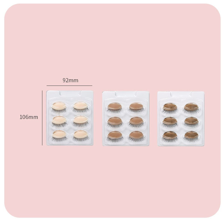 JEMEDO Full Head Lash Mannequin | Silicone Practice Head with Removable Eyes - jemedo.com