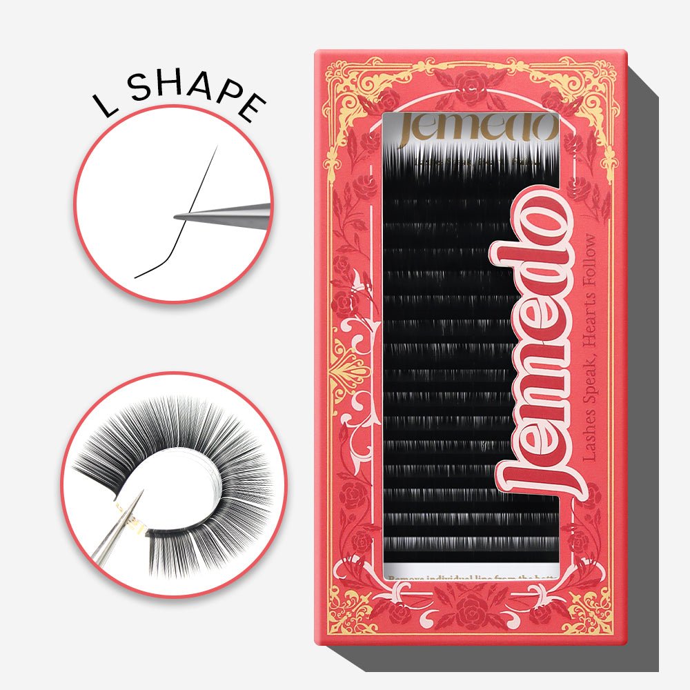 JEMEDO L-Shape Lashes | L/LC/LD/M Curl - jemedo.com
