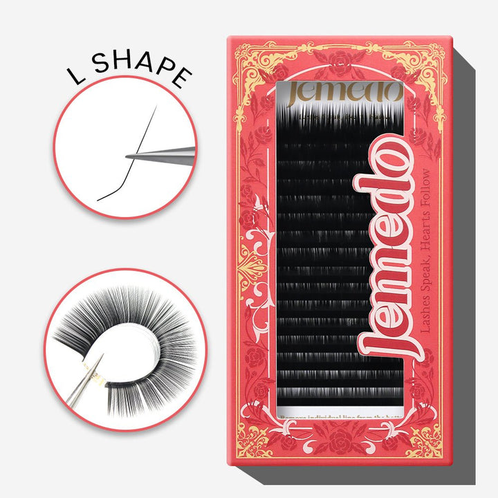 JEMEDO L-Shape Lashes | L/LC/LD/M Curl - jemedo.com