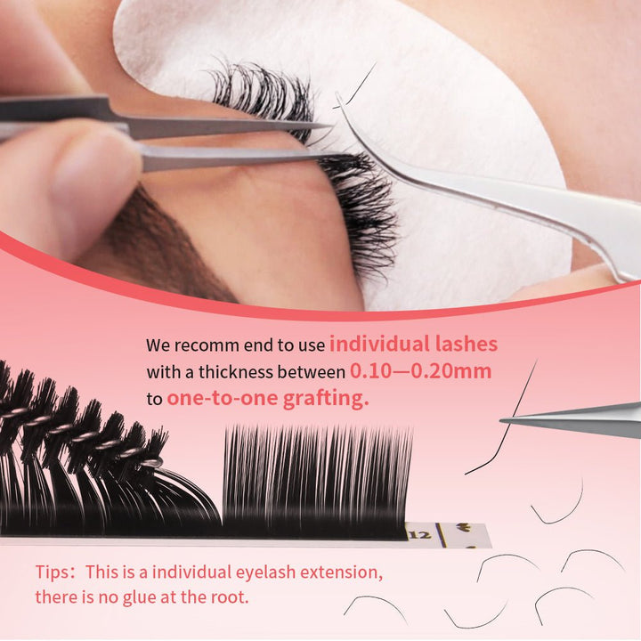 JEMEDO L-Shape Lashes | L/LC/LD/M Curl - jemedo.com