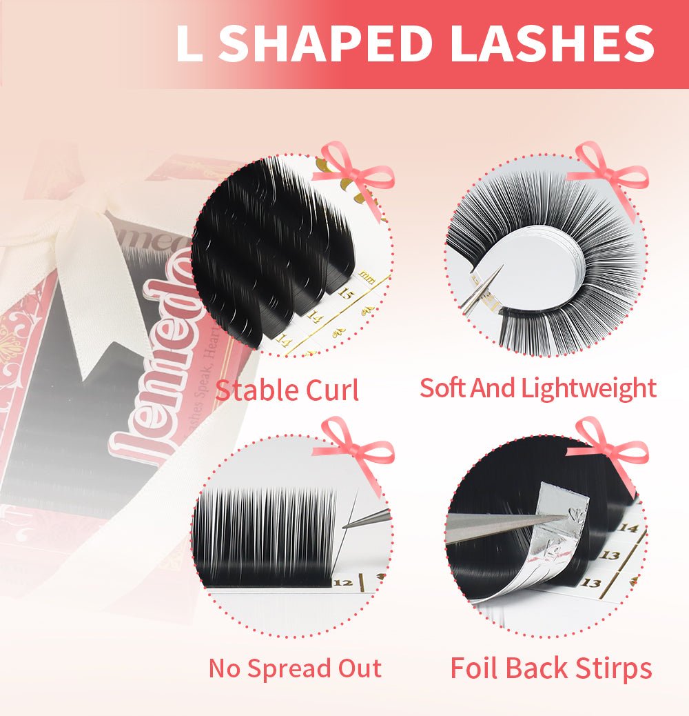 JEMEDO L-Shape Lashes | L/LC/LD/M Curl - jemedo.com