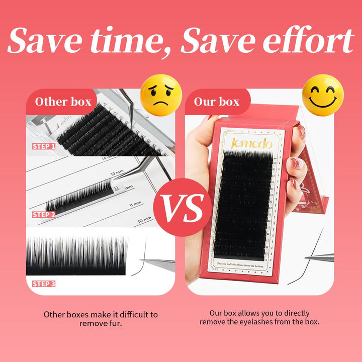 JEMEDO L-Shape Lashes | L/LC/LD/M Curl - jemedo.com