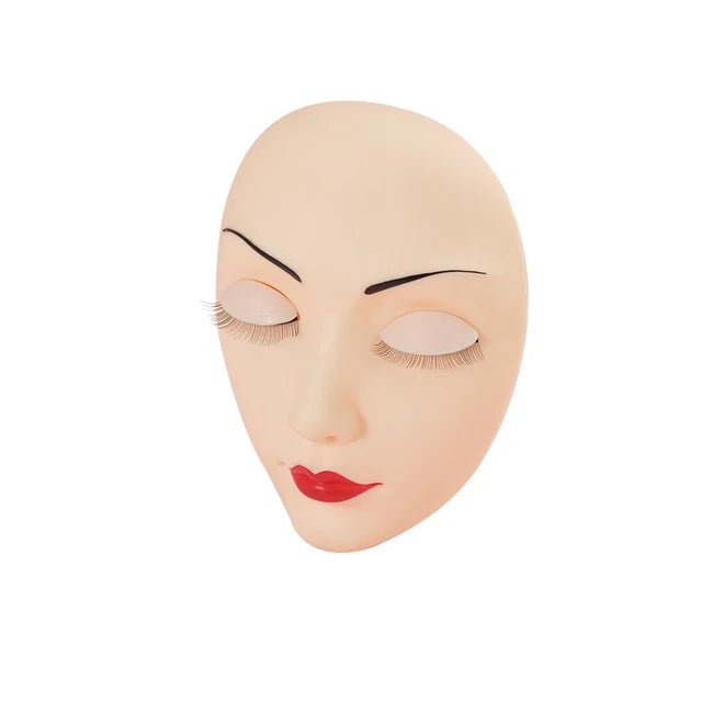JEMEDO Lash Practice Head | Colored Lips &amp; Replaceable Eyeballs - jemedo.com